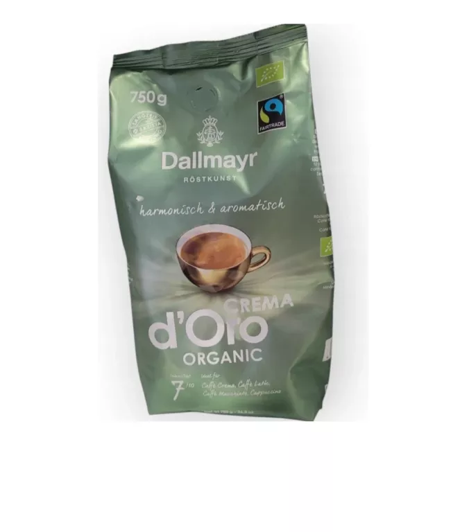 KAWA ZIARNISTA ARABICA DALLMAYR CREMA D'ORO ORGANIC 750 G