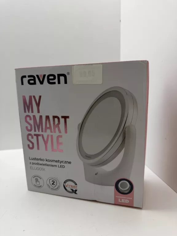 LUSTERKO KOSMETYCZNE Z OŚWIETLENIEM LED RAVEN [250509007]