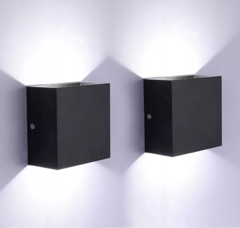 ZESTAW 2 LAMP ŚCIENNYCH FITHORSE RGB DO WNĘTRZ KINKIET LED BEZ WTYCZKI