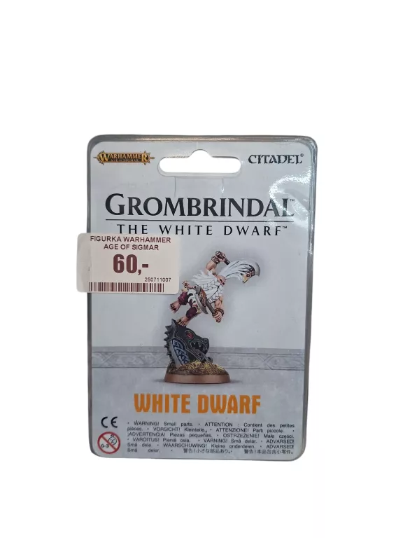 FIGURKA WARHAMMER AGE OF SIGMAR GROMBRINDAL THE WHITE DWARF