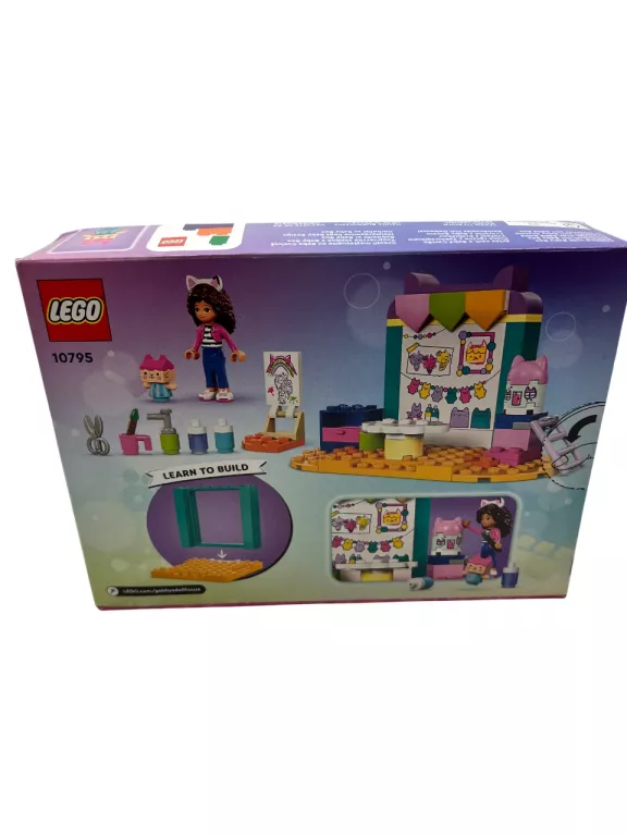 LEGO KOCI DOMEK GABI PRACE RĘCZNE Z TEKTURZĄTKIEM 10795