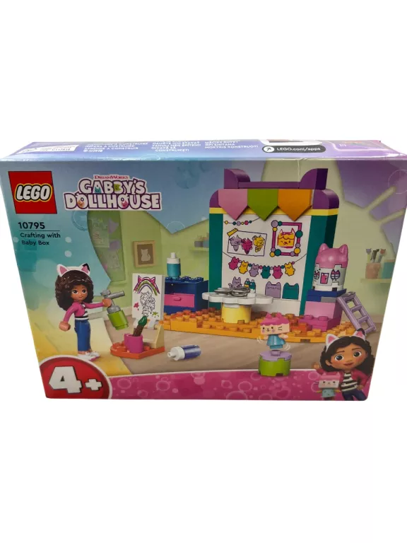 LEGO KOCI DOMEK GABI PRACE RĘCZNE Z TEKTURZĄTKIEM 10795