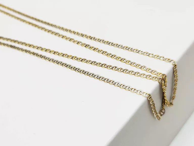 ŚLICZNY ZŁOTY ŁAŃCUSZEK 14CT 2,23G 50CM