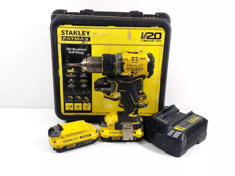 WIERTARKO-WKRĘTARKA STANLEY SFMCD720 FATMAX +2XAKU 2AH +ŁAD WAL