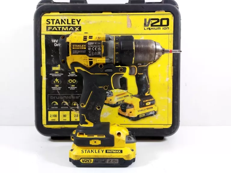 WIERTARKO-WKRĘTARKA STANLEY SFMCD720 FATMAX +2XAKU 2AH +ŁAD WAL