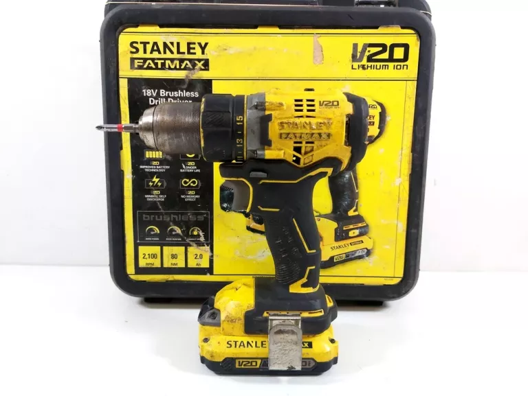 WIERTARKO-WKRĘTARKA STANLEY SFMCD720 FATMAX +2XAKU 2AH +ŁAD WAL