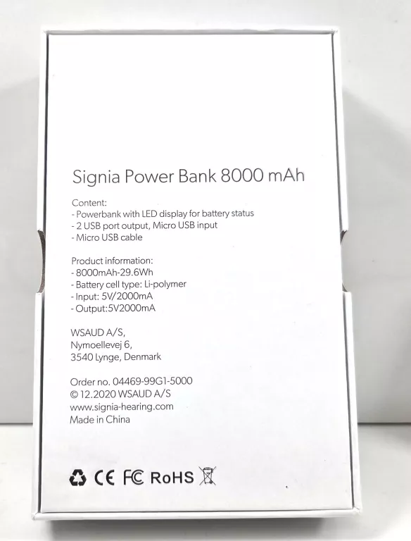 POWERBANK SIGNIA 8000MAH