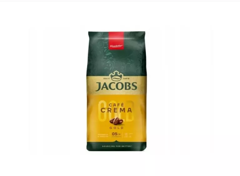 KAWA ZIARNISTA JACOBS CREMA GOLD 1KG, INTENSYWNOŚĆ 5/10