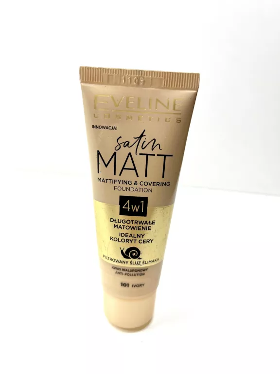 EVELINE PODKŁAD MATUJĄCY SATIN MATT 4W1 101 IVORY
