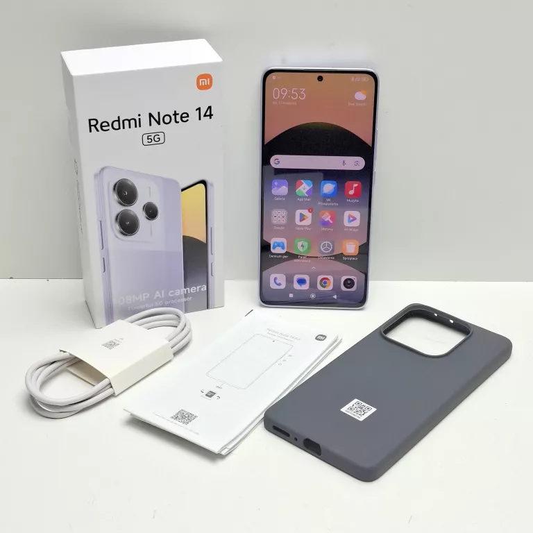 TELEFON XIAOMI REDMI NOTE 14 5G 8/256GB FIOLETOWY