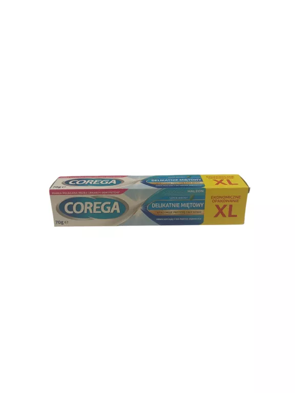 COREGA SUPER MOCNY DELIKATNIE MIĘTOWY KREM MOCUJĄCY DO PROTEZ, 70 G