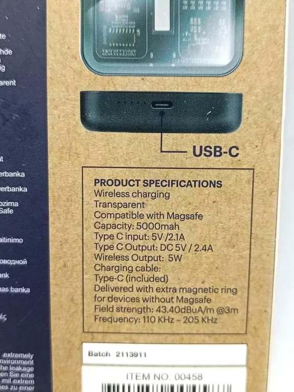 POWERBANK 5000 MAH GRUNDIG