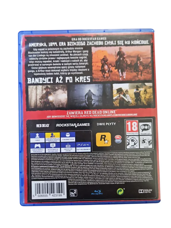 GRA RED DEAD REDEMPTION II PS4