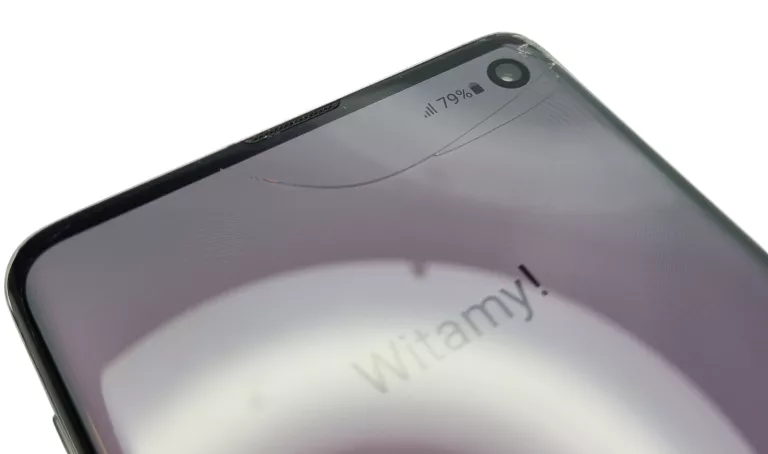 SAMSUNG GALAXY S10 8/128 GB CZARNY /BEZ BLOKAD /PĘKNIĘTY
