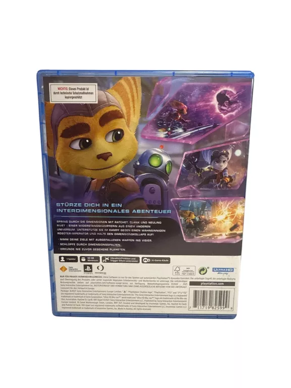 GRA NA PS5 RATCHET & CLANK: RIFT APART