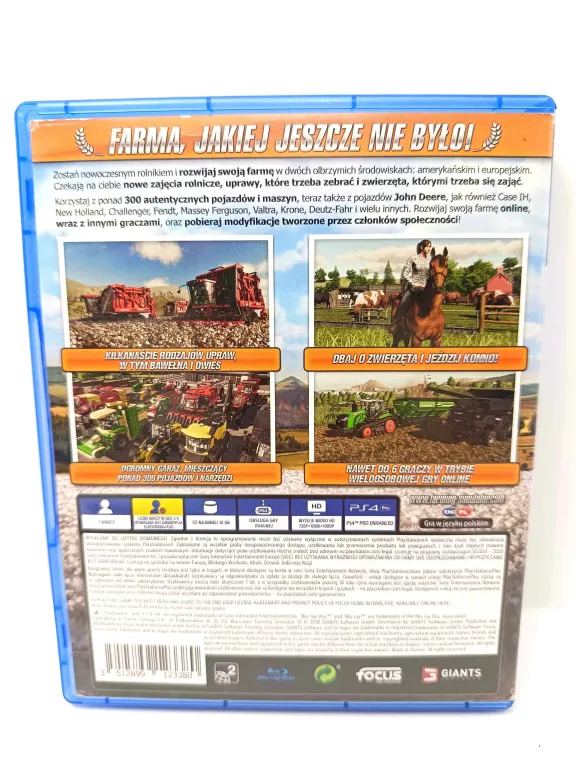 GRA NA PS4 FARMING SIMULATOR 19