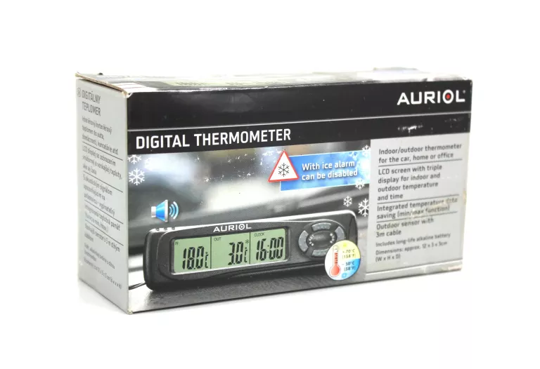 CYFROWY TERMOMETR AURIOL WYŚWIETLACZ LCD