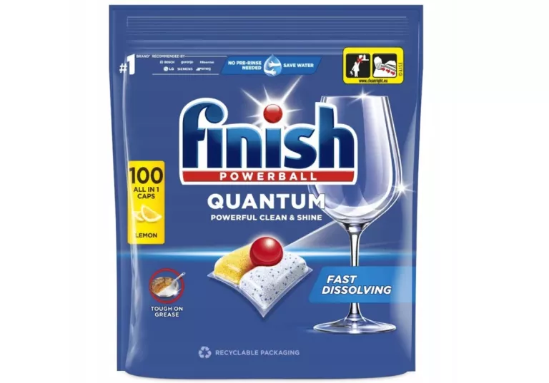 FINISH QUANTUM ALL IN 1 KAPSUŁKI DO ZMYWARKI LEMON CYTRYNA 100 SZTUK