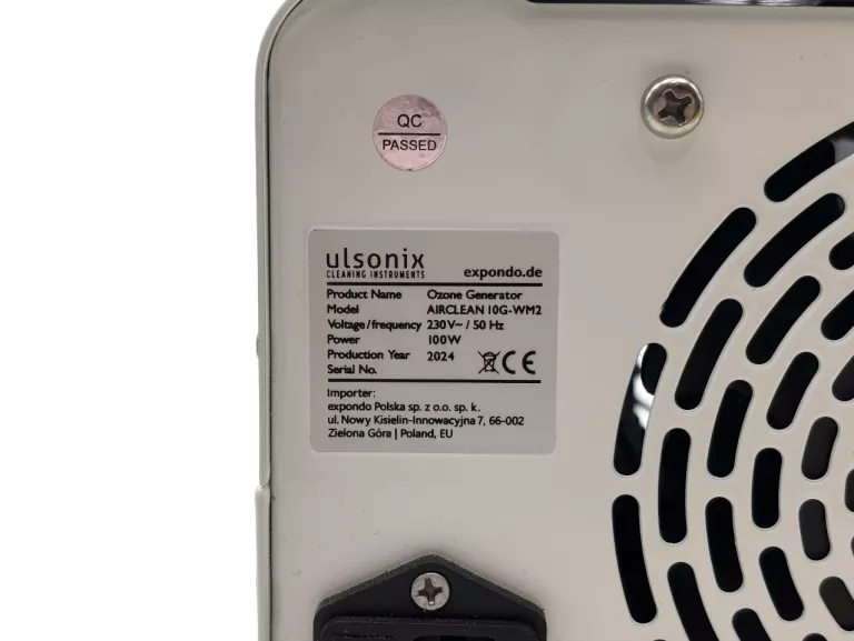 GENERATOR OZONU OZONATOR OCZYSZCZACZ ULSONIX 10000 MG/H