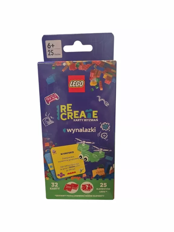 LEGO RECREATE. KARTY WYZWAŃ. WYNALAZKI PRACA ZBIOROWA TWARDA AMEET