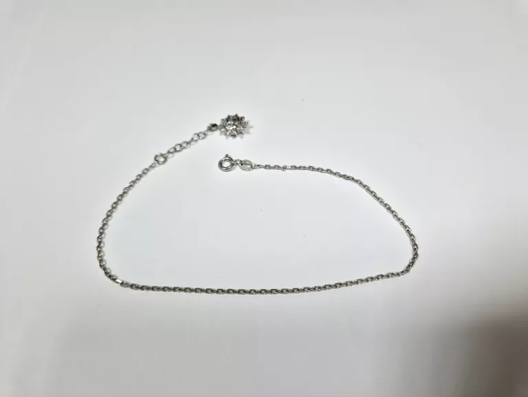 BRANSOLETKA SREBRNA SŁOŃCE 26 CM 2,42G P.925