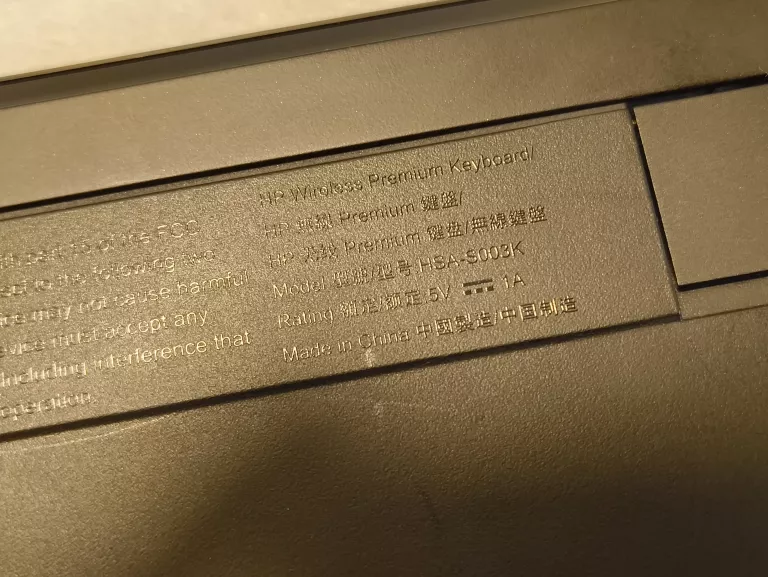 KLAWIATURA BEZPRZEWODOWA HP SWISS 2 WIRELESS PREMIUM HSA-S003K