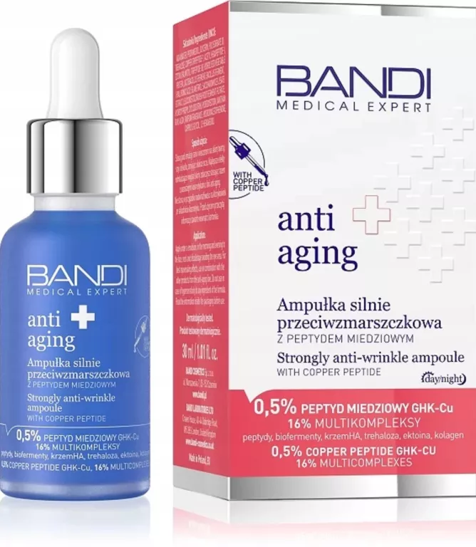 BANDI MEDICAL ANTI AGING AMPUŁKA PRZECIWZMARSZCZKOWA Z PEPTYDEM MIEDZIOWYM