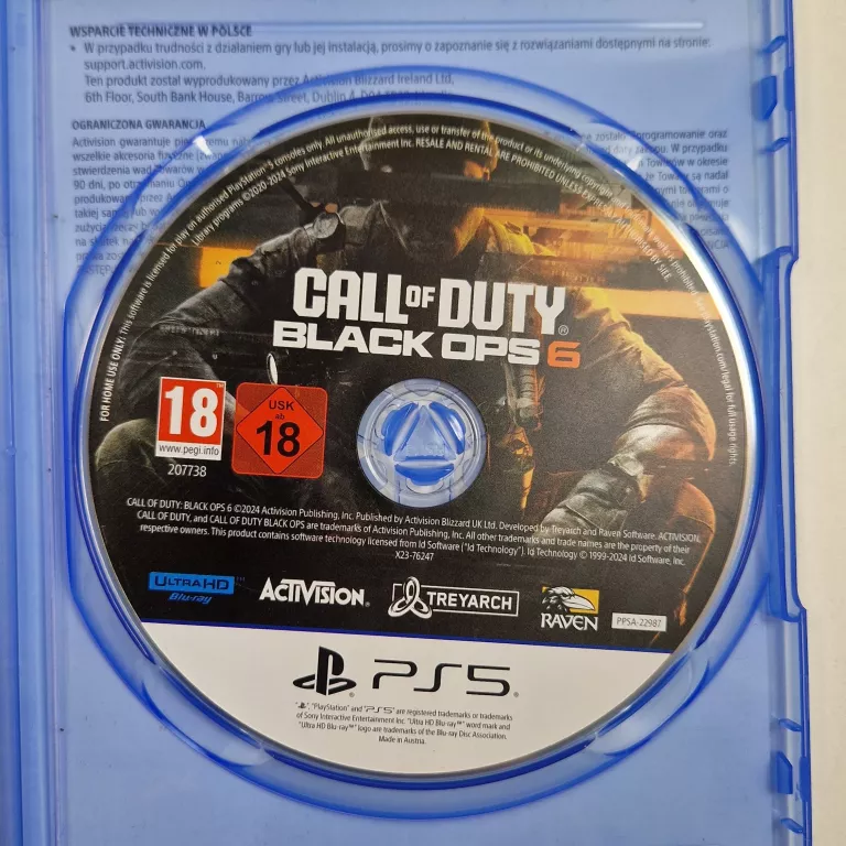 GRA CALL OF DUTY BLACK OPS 6 PS5