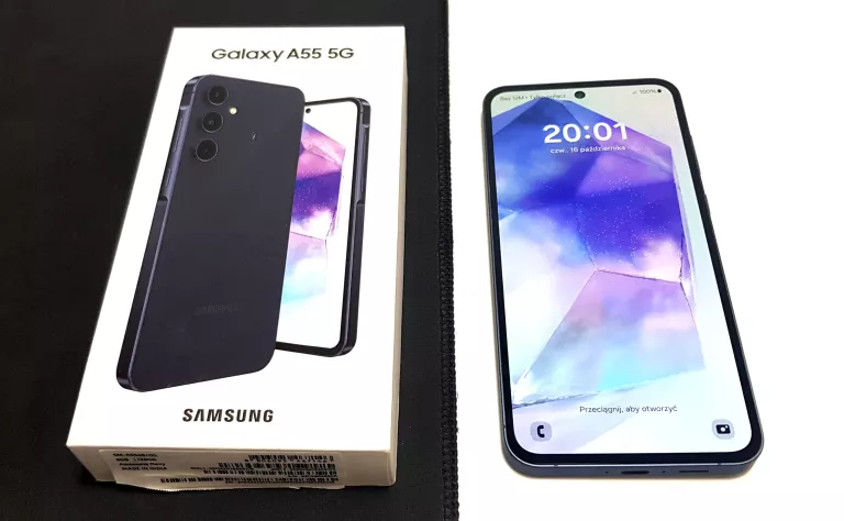 TELEFON SAMSUNG GALAXY A55 5G 8GB/128GB PORYSOWANY EKRAN