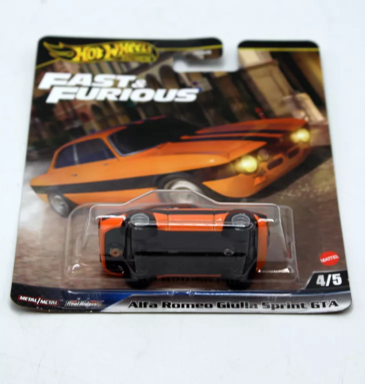 Hot Wheels Premium Alfa Romeo Giulia Sprint GTA - Fast & Furious - 1:64 - Neuf Sous Boîte