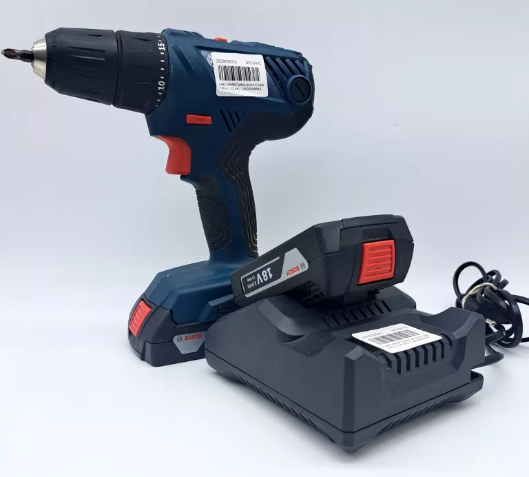 WKRĘTARKA BOSCH GSR 180-LI | 2X AKU | ŁADOWARKA