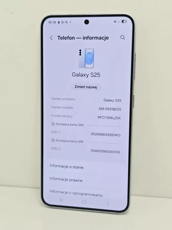 TELEFON SAMSUNG GALAXY S25