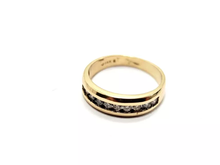 ZŁOTY PIERŚCIONEK Z DIAMENTAMI 585 5,19G 0,44CT 20