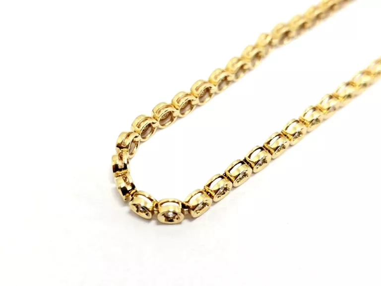 ZŁOTA BRANSOLETKA Z DIAMENTAMI 750 7,06G 0,80CT 18CM