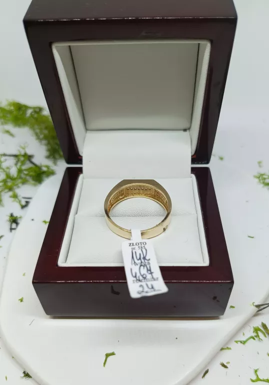 ZŁOTY PIERŚCIONEK 585 4,67 G
