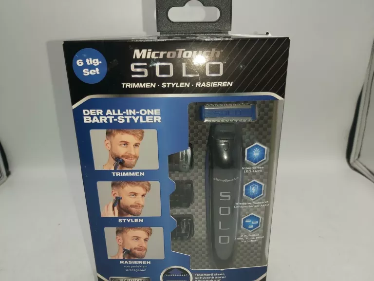TRYMER GOLARKA MĘSKA MICROTOUCH SOLO, KOMPLET!!!