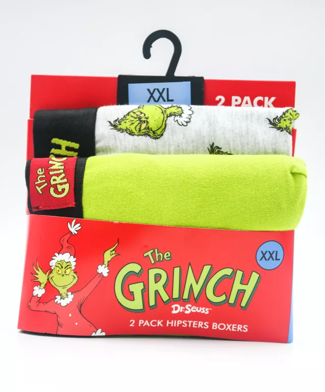 ZESTAW BOKSEREK SINSAY / GRINCH / ROZMIAR XXL / 2 SZTUKI