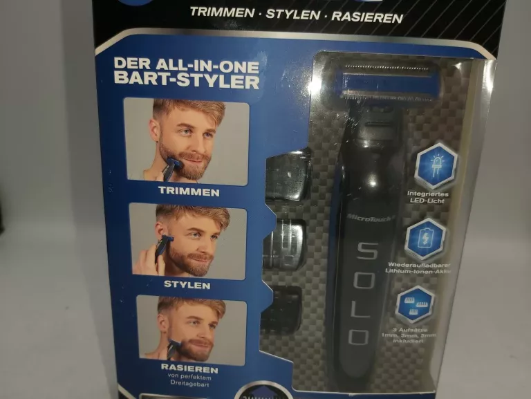 TRYMER GOLARKA MĘSKA MICROTOUCH SOLO, KOMPLET!!!