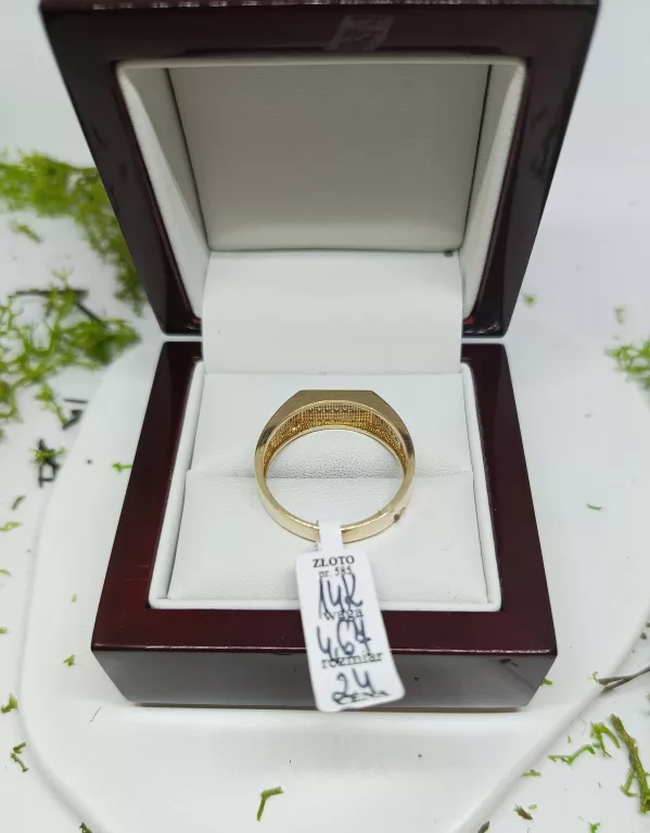 ZŁOTY PIERŚCIONEK 585 4,67 G