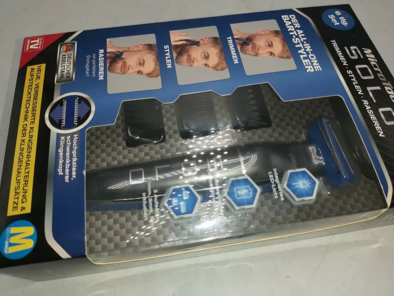 TRYMER GOLARKA MĘSKA MICROTOUCH SOLO, KOMPLET!!!