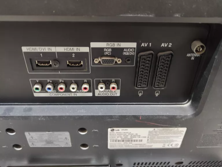 TELEWIZOR LG 37LC51-ZA BEZ PILOTA