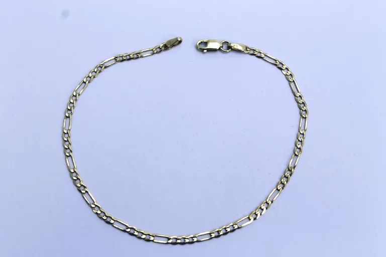 ZŁOTA BRANSOLETKA SPLOT FIGARO PR 585