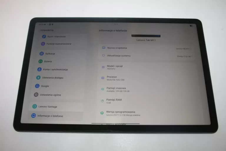 TABLET LENOVO M11 4/64GB