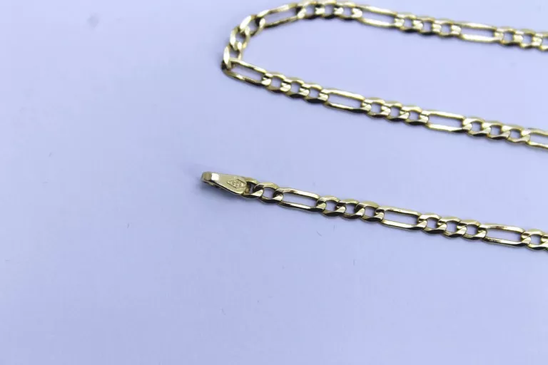 ZŁOTA BRANSOLETKA SPLOT FIGARO PR 585
