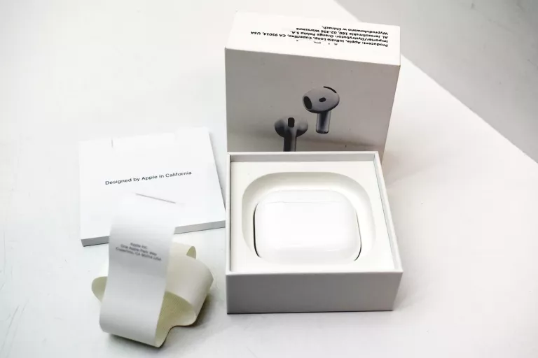 APPLE AIRPODS SŁUCHAWKI 4 GENERACJI Z AKTYWNĄ REDUKCJĄ SZUMÓW