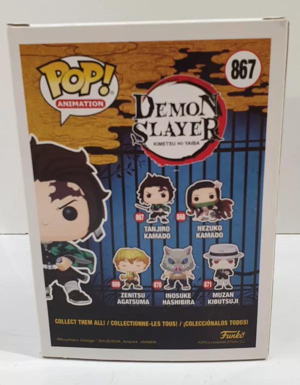 FIGURKA FUNKO POP! 867 DEMON SLAYER TANJIRO KAMADO