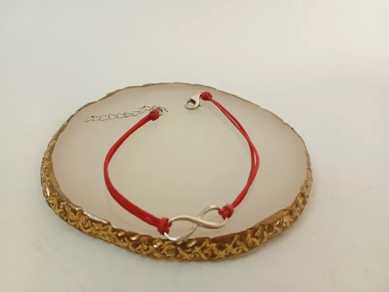 BRANSOLETKA NIESKOŃCZONOŚĆ 1,76G DŁ17+5CM