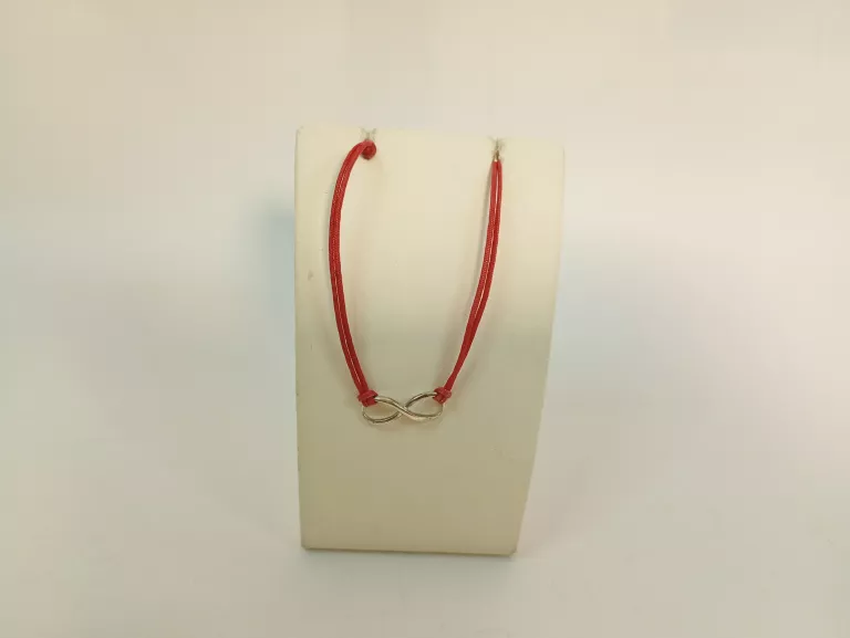 BRANSOLETKA NIESKOŃCZONOŚĆ 1,76G DŁ17+5CM