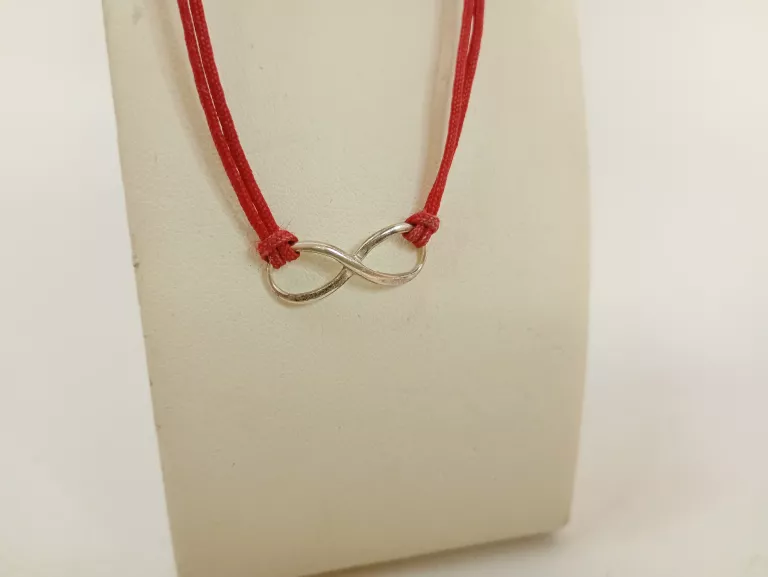 BRANSOLETKA NIESKOŃCZONOŚĆ 1,76G DŁ17+5CM