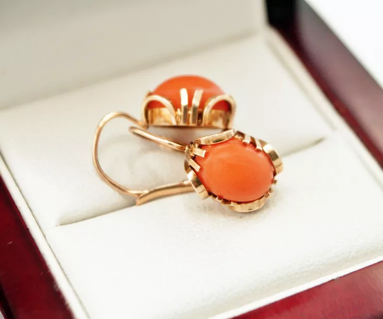 piekne-zlote-kolczyki-z-koralem-585-354-g-stan-11323-2